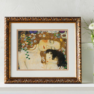 VAULT W ARTWORK " Three Ages Of Woman-Mother And Child (Detail IV) " by Gustav Klimt