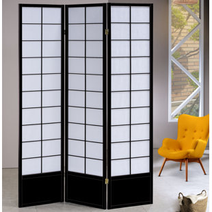 ASIA DIRECT HOME PRODUCTS 52'' W x 70.5'' H 3 - Panel Solid Wood Folding Room Divider