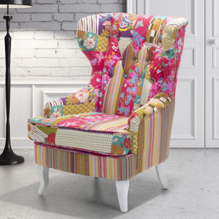 HOME & HAUS Manuel Upholstered Wingback Chair