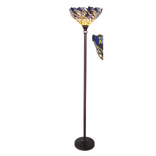 ASTORIA GRAND Marlow 70.7'' Antique Bronze Torchiere Floor Lamp