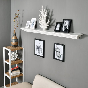 WELLAND LLC Crown Molding Wall Shelf