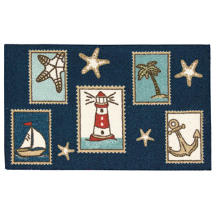 SUNSIDE SAILS Lilith 33 in. x 20 in. Non-Slip Indoor Only Door Mat