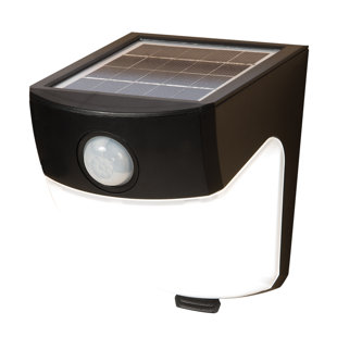 COOPER LIGHTING LLC 1 - Head Solar Powered Outdoor Security Wall Pack with Motion Sensor and Timer
