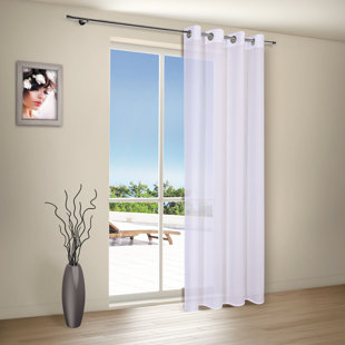 WAYFAIR BASICS Vorhang, transparent, mit Ösen