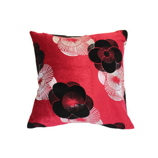 VIOLET LINEN Heritage Floral Pillow Cover