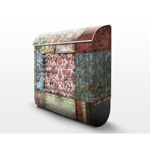 BLOOMSBURY MARKET Dugan 39cm x 46cm Steel Wall Mounted Letter Box