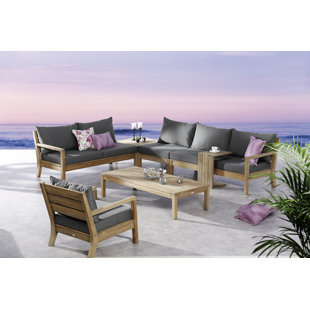 KAMPEN LIVING 6-Sitzer Lounge Set Laura mit Polster