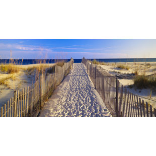 WEST OF THE WIND OUTDOOR CANVAS ART Beach Walk Outdoor Canvas Art