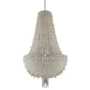 ALLEGRI BY KALCO LIGHTING Cielo 20 - Light Dimmable Empire Chandelier