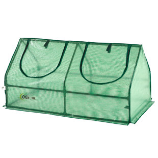 Machrus Ogrow Compact Outdoor Seed Starter Greenhouse Cloche With PE Protection Cover