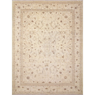 ISABELLINE Awad One-of-a-Kind 9' X 12' Wool Area Rug in Ivory