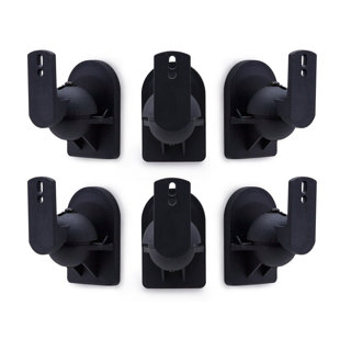 MOUNT-IT Surround Sound Universal Wall Speaker Mount (Set of 6)