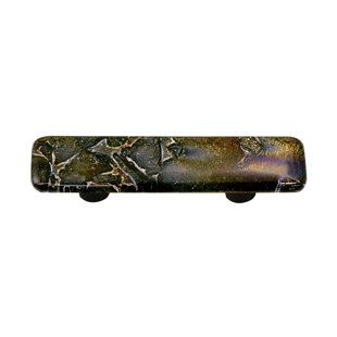 AQUILA ART GLASS Metallic 3" Center to Center Bar Pull