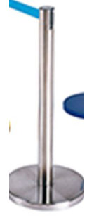 COSMOPOLITAN FURNITURE Retractable Belt Crowd Control Queue Line Stanchion
