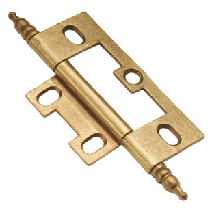 HICKORY HARDWARE Self-Closing Single Door Hinge (Set of 2)