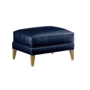 TOMMY BAHAMA HOME Twin Palms Coconut Grove Leather Ottoman