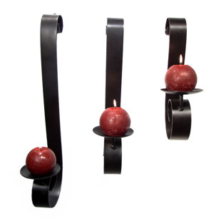 METROTEX DESIGNS 26'' H Metal Wall Wall Sconce (Set of 3)