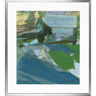 ART VIRTUOSO Mark Fetty Aerial Abstract Framed On Paper by Mark Fetty Painting