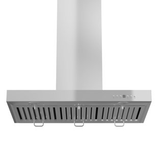 ZLINE 36" KE 400 CFM Convertible Wall Mount Range Hood in Brushed Stainless Steel