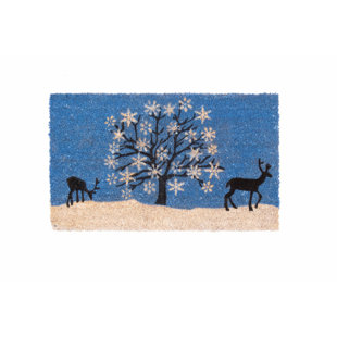 COCO MATS N MORE Relaxing Reindeer Doormat