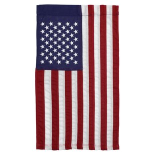 VALLEY FORGE FLAG Garden Flag Double Sided Cotton Independence Day Garden Flag