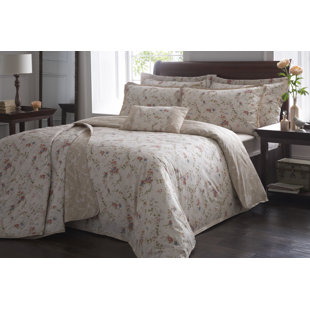 ALWYN HOME Polyester Floral Duvet Cover Set with Pillowcases