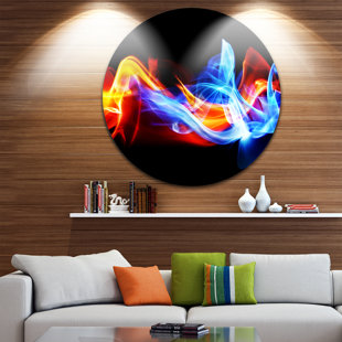 DESIGN ART Fire And Ice On Metal Graphic Art