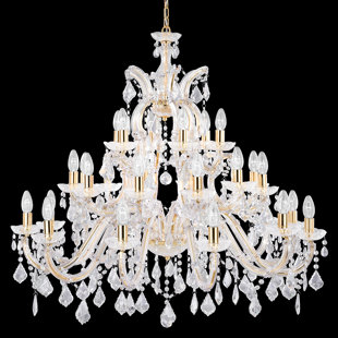 WILLA ARLO INTERIORS Kelly 30-Light Candle-Style Chandelier