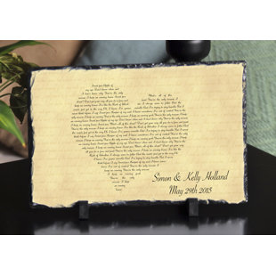 SASSY SQUIRREL INK Song Lyrics Heart Decorative Plaque