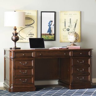 DARBY HOME CO Aciel Solid Wood Executive Desk