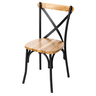BFM SEATING Henry Solid Wood Dining Chair (Set of 2)
