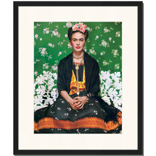 LATITUDE VIVE Frida Kahlo by Nickolas Muray - Single Picture Frame Print