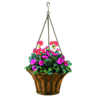 DEER PARK IRONWORKS Solera Metal Hanging Planter
