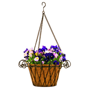 DEER PARK IRONWORKS Glass Hanging Planter