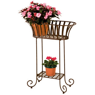 DEER PARK IRONWORKS Metal Plant Stand