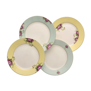 BELLEEK HOME Archive Rose 20.5cm Bone China Salad/Dessert Plate