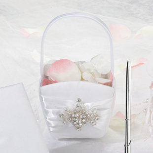 LE PRISE™ Satin Flower Girl Basket