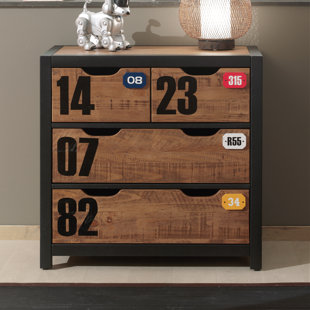 VIPACK Alex Kids 4 - Drawer Chest