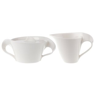 Villeroy & Boch New Wave 2 Piece Sugar and Creamer Set