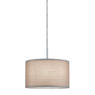 FERNLEAF 15.2cm H Fabric Drum Pendant Shade