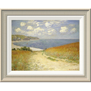 VAULT W ARTWORK " Path Through The Wheat Fields At Pourville, 1882 " by Claude Monet