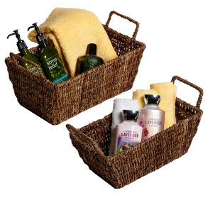 BAYOU BREEZE 2 Piece Wicker General Basket Set