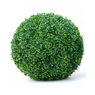THE SEASONAL AISLE Faux Boxwood Topiary