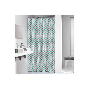 SEALSKIN Diamond Geometric Shower Curtain