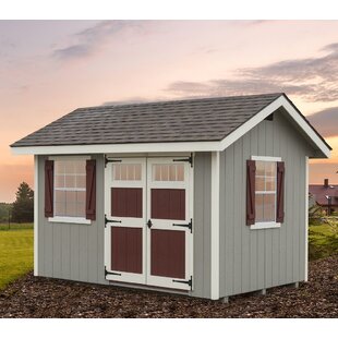 EZ-FIT SHEDS Heritage 8 ft. W x 12 ft. D Wooden Storage Shed