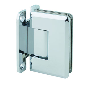 ROCKWELL SECURITY Wall to Glass Beveled Shower Hinge