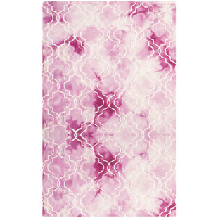 HOUSE OF HAMPTON® Berman Handmade Rose/Ivory Rug