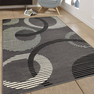 ALLSTAR RUGS Gray Area Rug