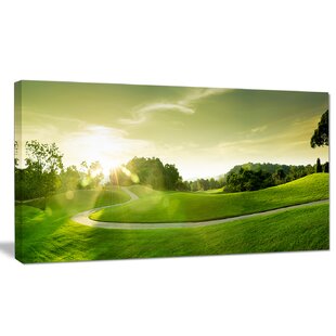 DESIGN ART " Beautiful Green Valley Panorama "