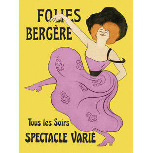 MCGAW GRAPHICS 'Folies-Bergere, 1900' Vintage Advertisement by Leonetto Cappiello Print